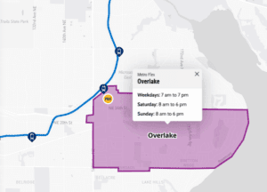 Metro Flex Service Area in Redmond